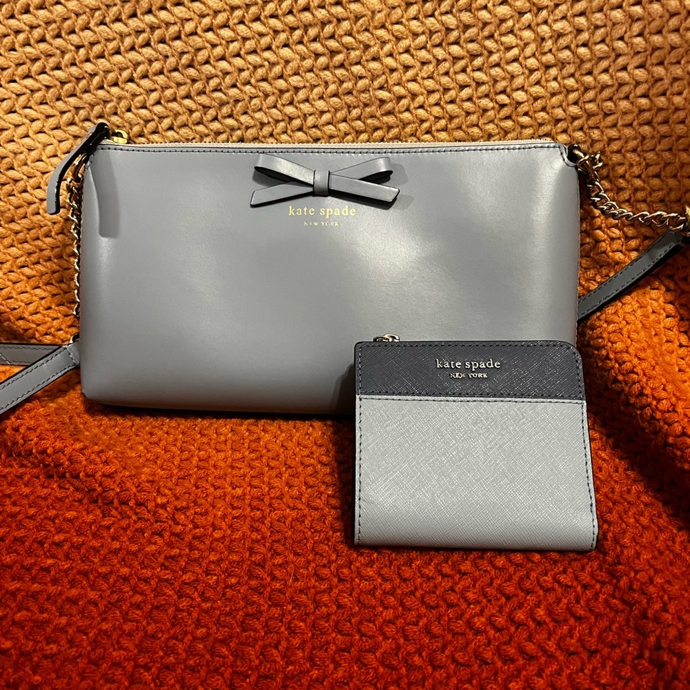 Kate spade crossbody and matching wallet
